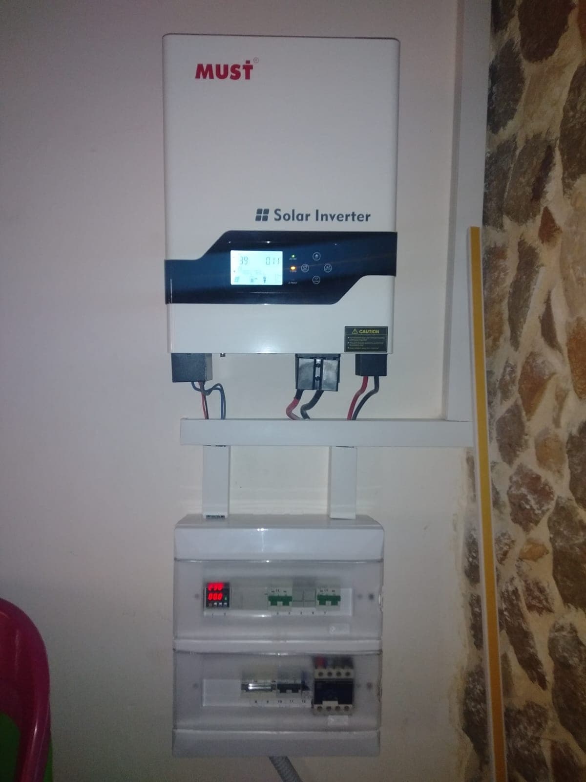 Solar panel installation