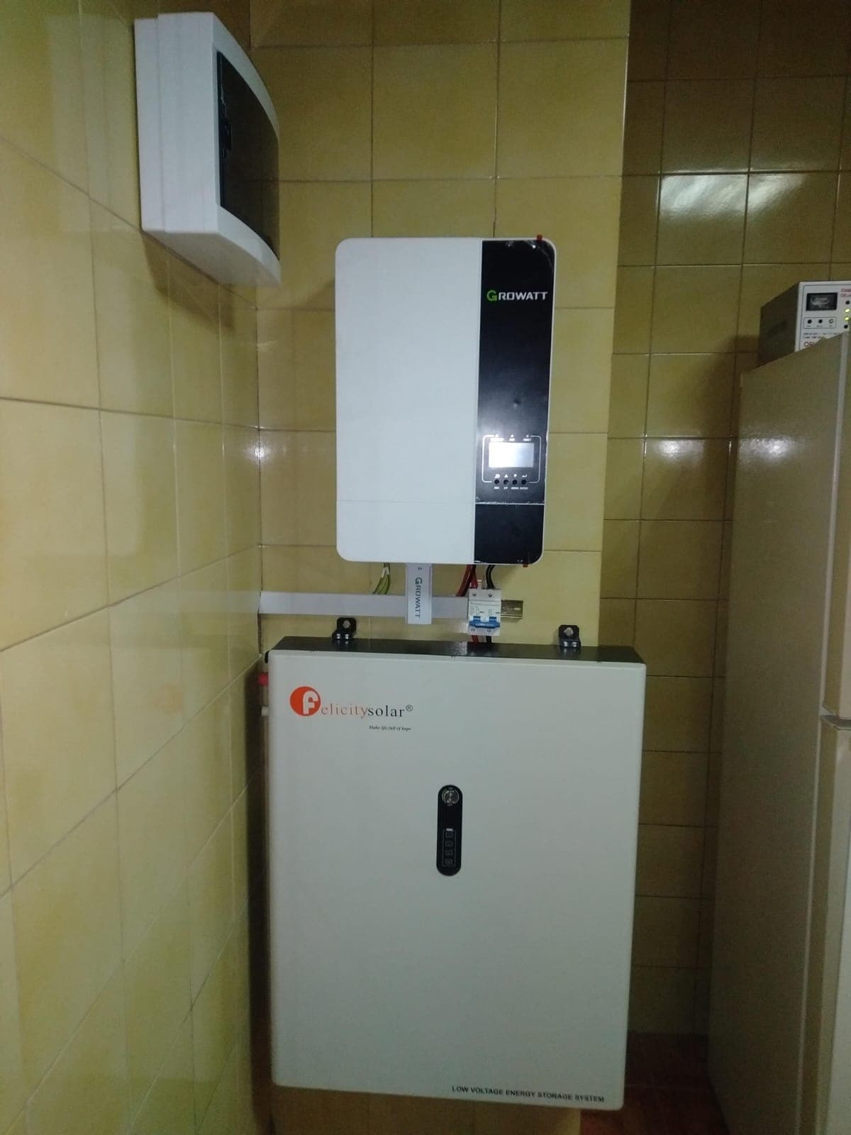 Solar panel installation